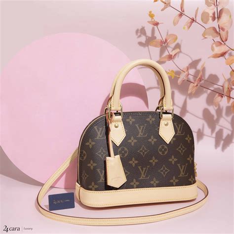 louis vuitton alma bb alligator skin bag|monogram handbags louis vuitton.